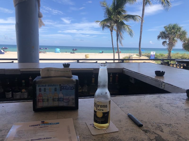 Logan's Beach Bar interior
